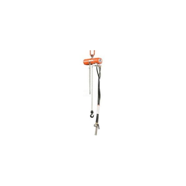 Cm ShopAir Chain Hoist, 1,000 Lbs., 10 Ft. Lift, 11 FPM Lift, 29 FPM Lower 2183 - main